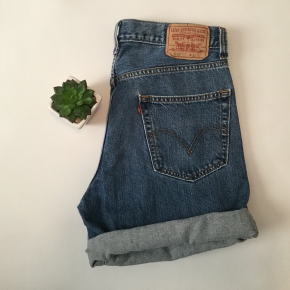 Levi's Pants - Vintage Levis 550 High Rise Waist Mom Denim Shorts